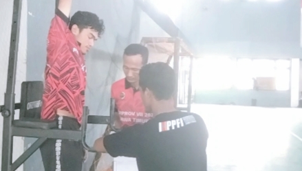 Atlit Tinju Amatir PERTINA Kab. Mojokerto, Melaksanakan Tes Fisik Gelombang Ke 3 Dengan Semangat