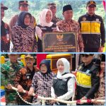 Kegiatan Peresmian Jembatan Penghubung Antar Desa,, Bupati Ikfina Ajak Masyarakat Tertib Bayar Pajak